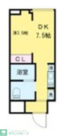 西尾久五丁目マンションの物件間取画像